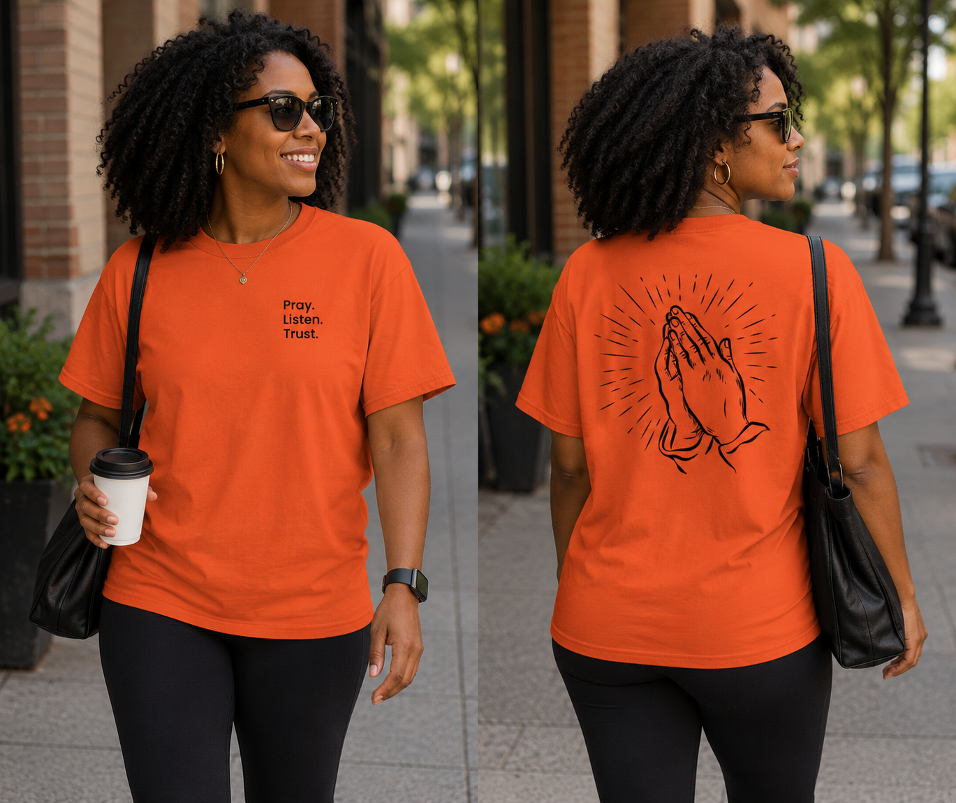 Pray, Listen, Trust Unisex classic tee