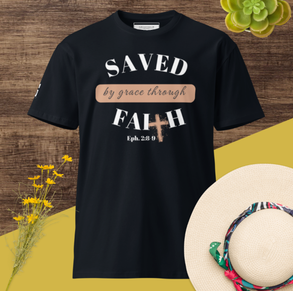 'Saved by Grace' Premium t-shirt