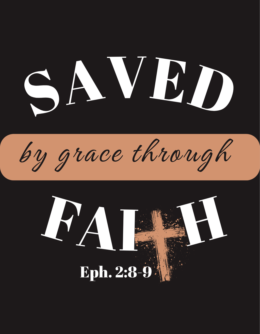 'Saved by Grace' Premium t-shirt