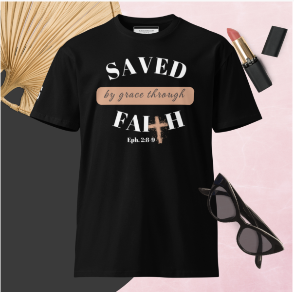 'Saved by Grace' Premium t-shirt